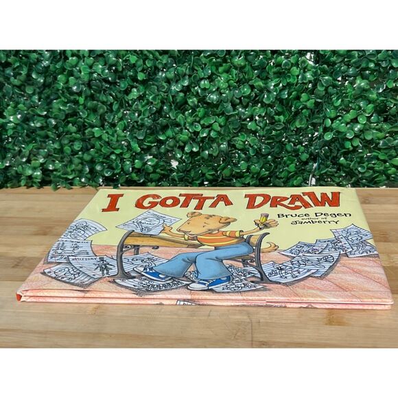 I Gotta Draw Hardcover Bruce Degen Author, Illustrator Children's Picture Book - Picture 12 of 13